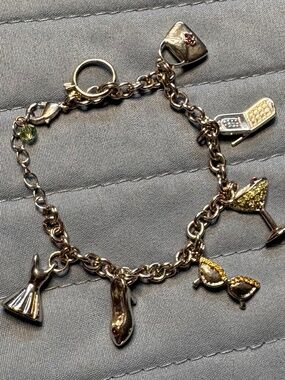 Girls night charm bracelet.
